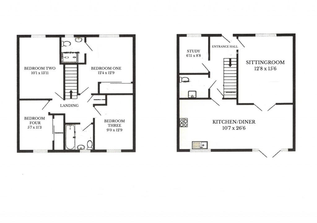 Floorplans For Keyes Close, Stowmarket
