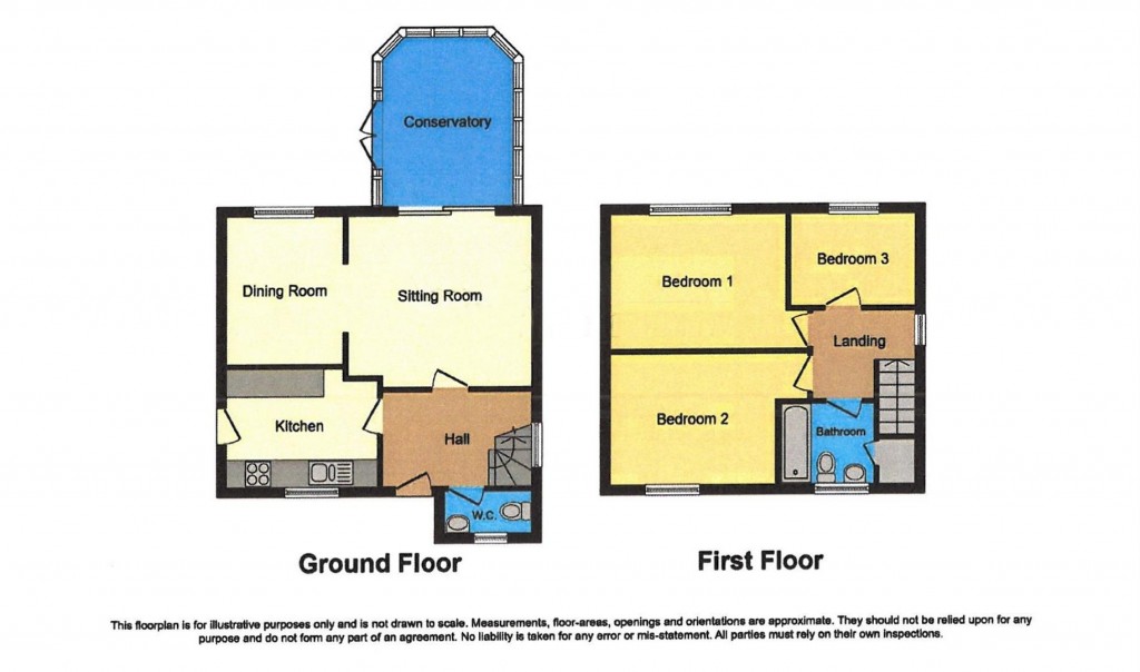 Floorplans For Blake Road, Stowmarket
