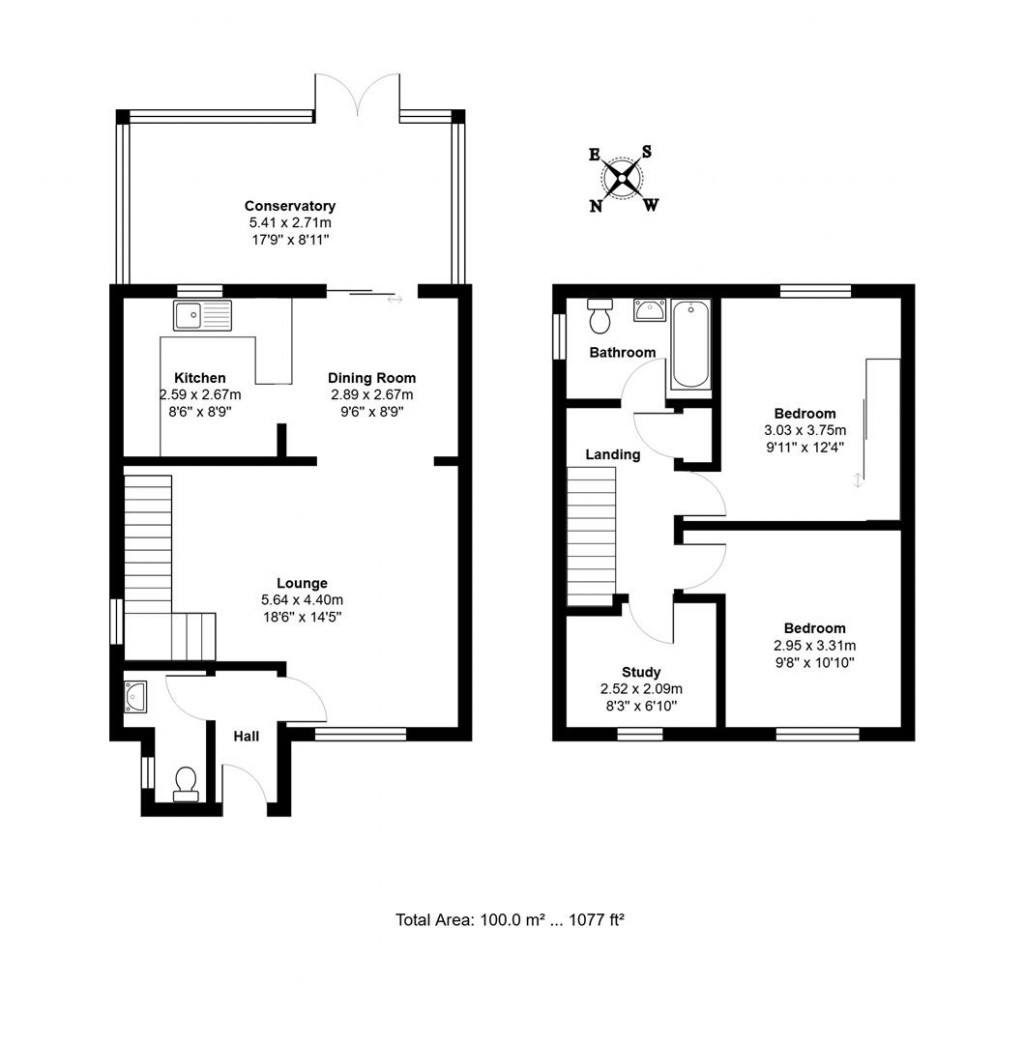 Floorplans For Purcell Road, Stowmarket