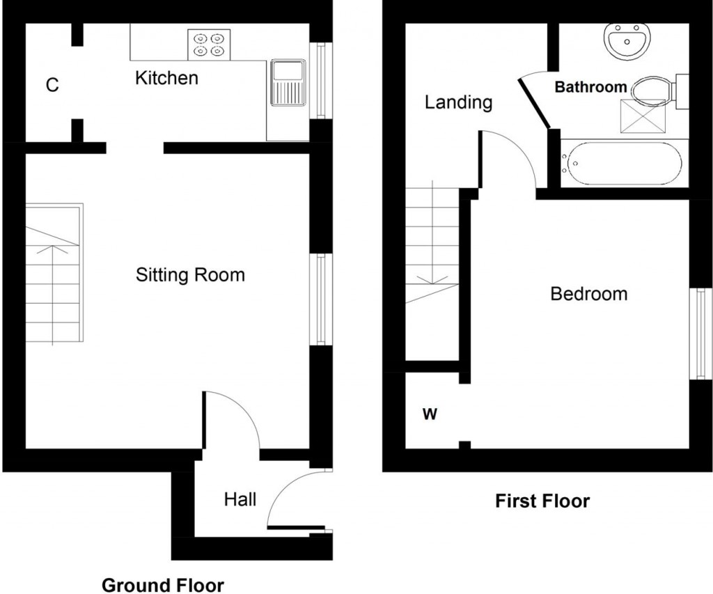 Floorplans For Bennett Avenue, Elmswell, Bury St. Edmunds