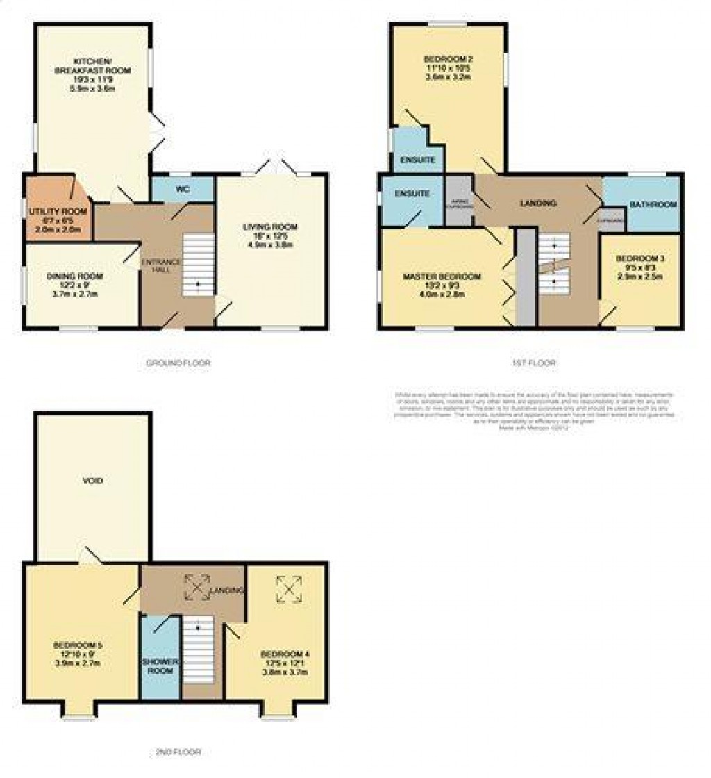 Floorplans For Phoenix Way, Stowmarket