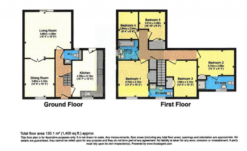 Floorplans For Phoenix Way, Stowmarket