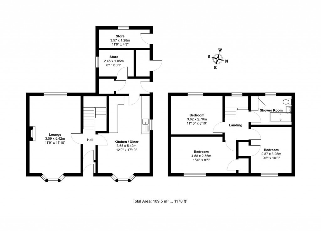 Floorplans For Cooks Road, Elmswell, Bury St. Edmunds
