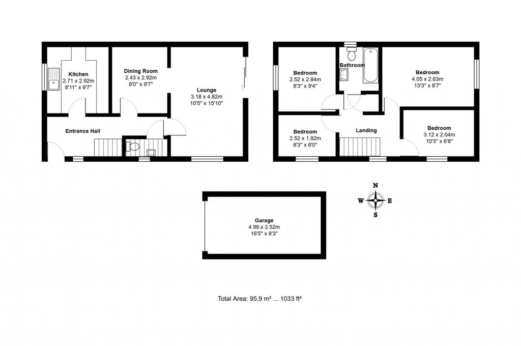 Floorplans For Lindsey Way, Stowmarket