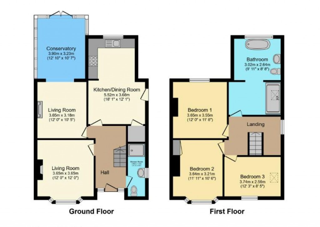 Floorplans For Takers Lane, Stowmarket