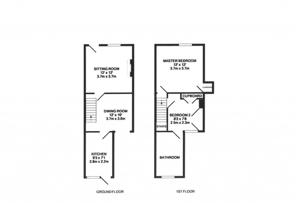 Floorplans For Creeting Road West, Stowmarket