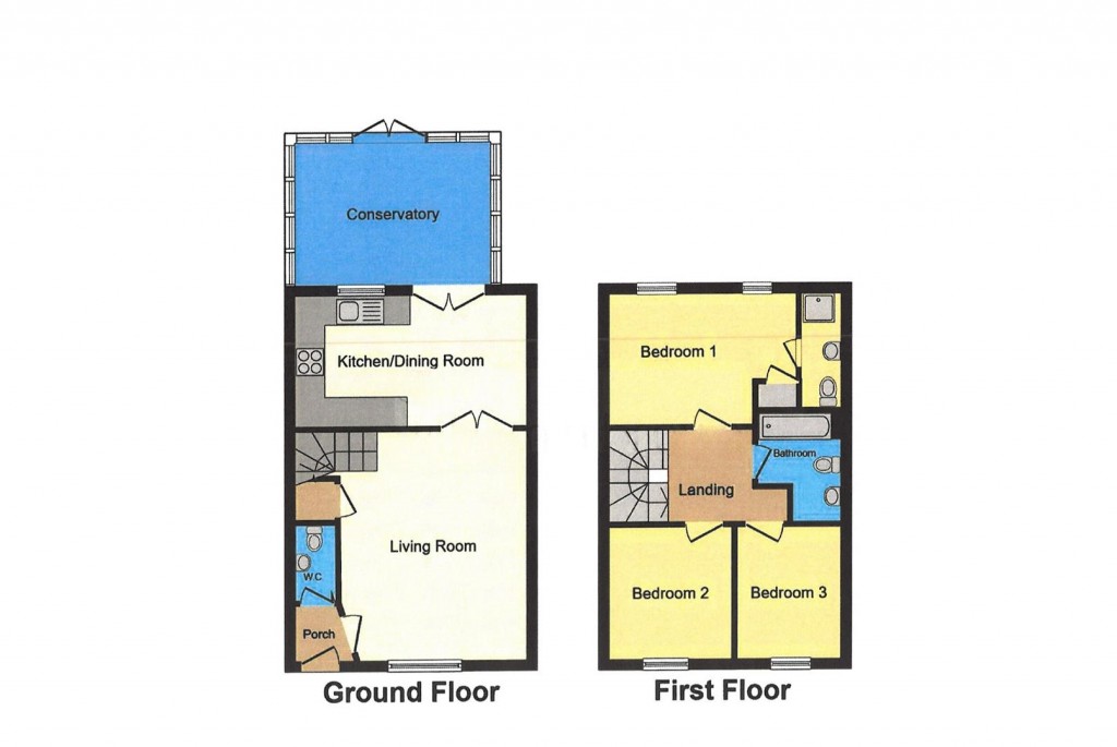 Floorplans For Swan Close, Stowmarket