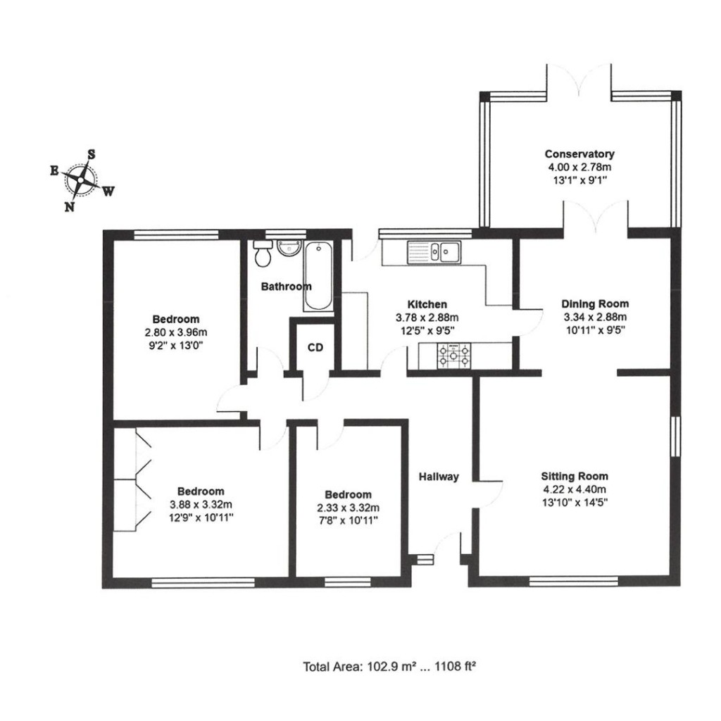 Floorplans For Lower Farm Road, Ringshall, Stowmarket