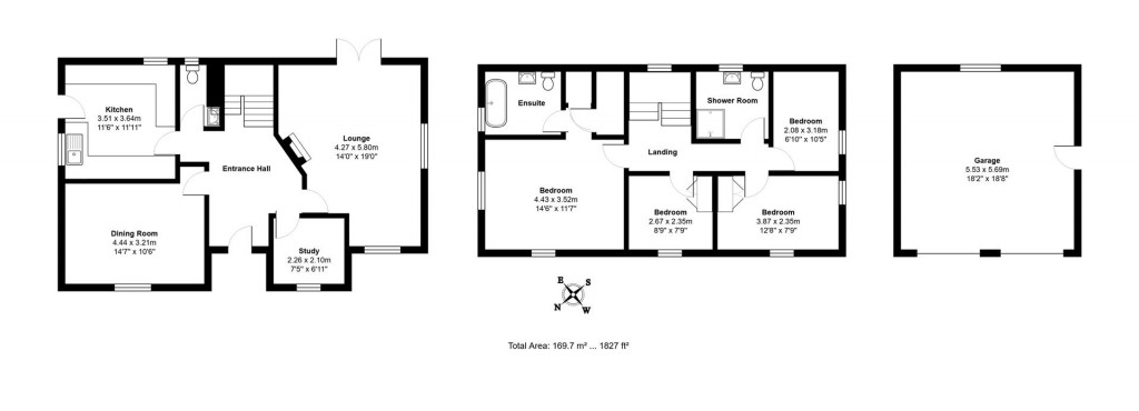 Floorplans For Thorney Green, Stowupland, Stowmarket