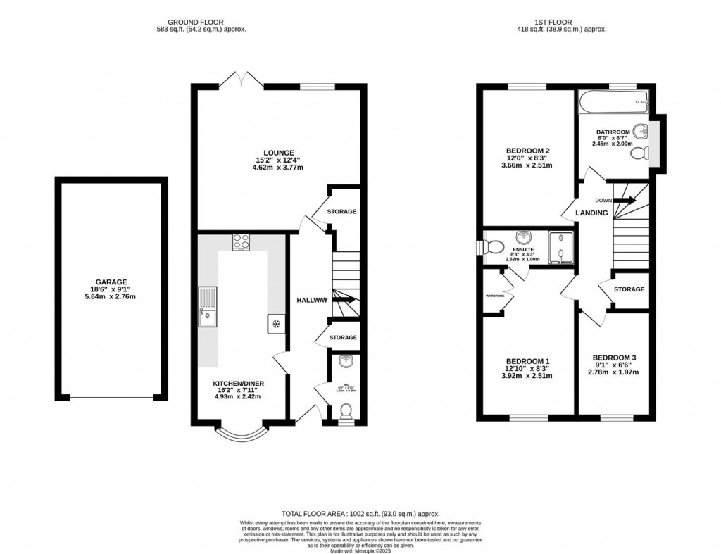 Floorplans For Osprey Drive, Stowmarket