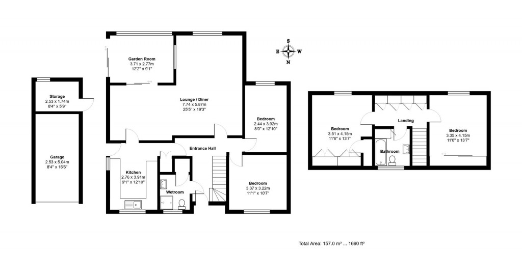 Floorplans For Top Road, Rattlesden, Bury St. Edmunds