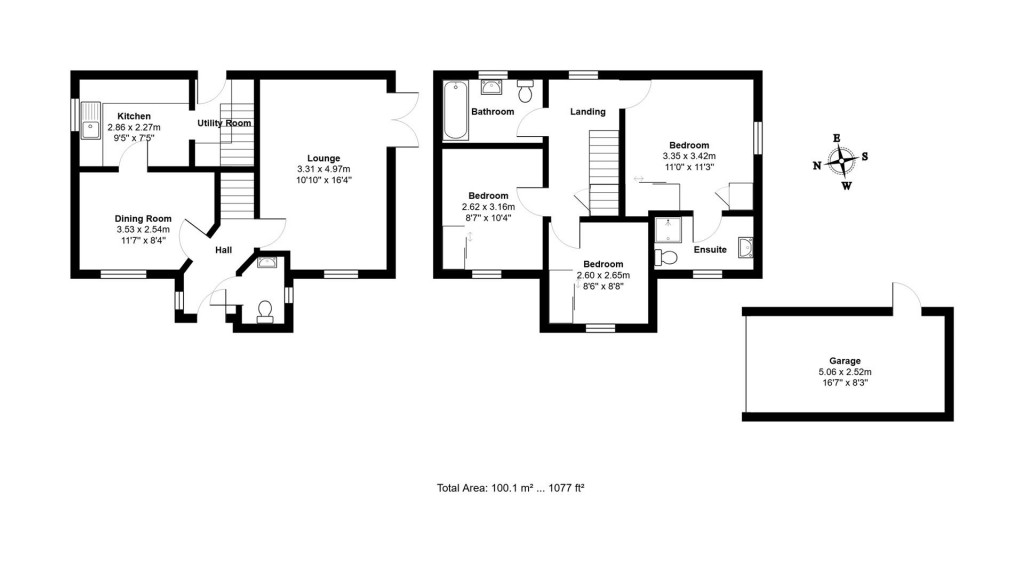 Floorplans For Redwing Drive, Stowmarket