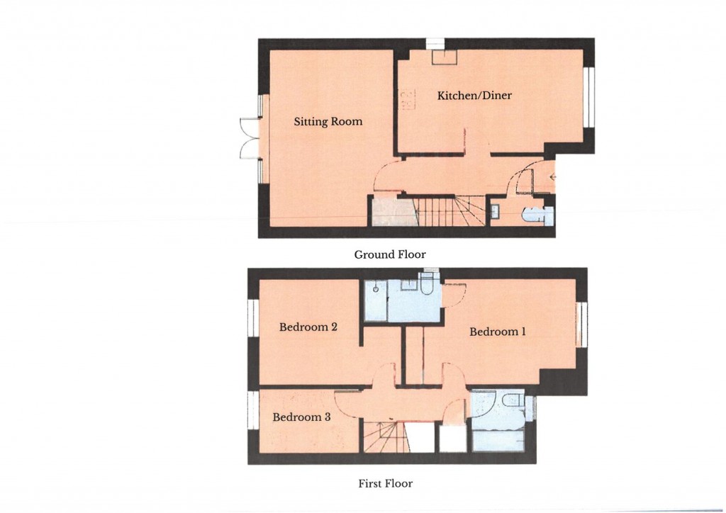 Floorplans For Selion Way, Elmswell, Bury St. Edmunds