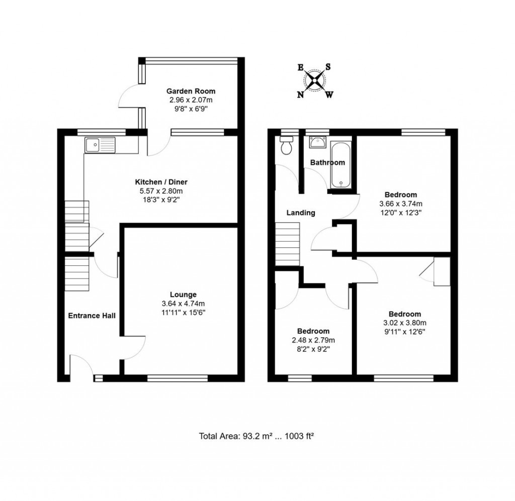 Floorplans For Wayside Close, Stowmarket