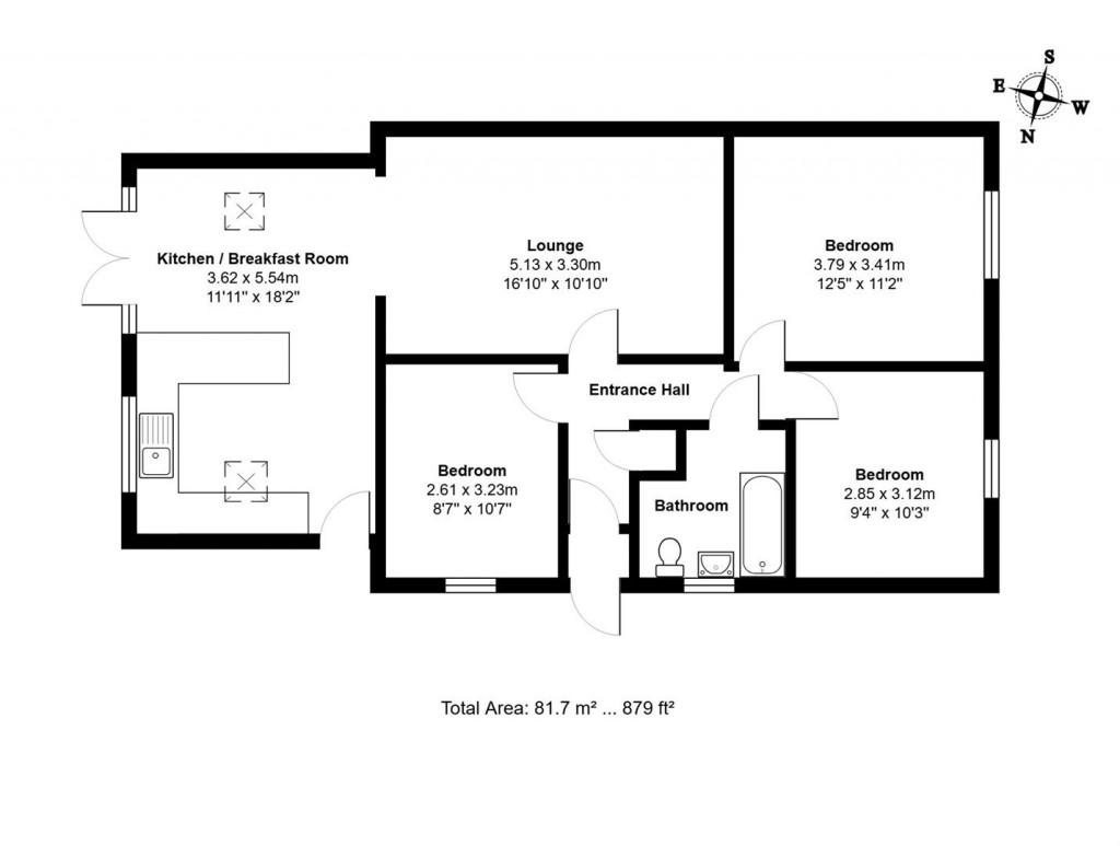 Floorplans For Pretyman Avenue, Bacton, Stowmarket