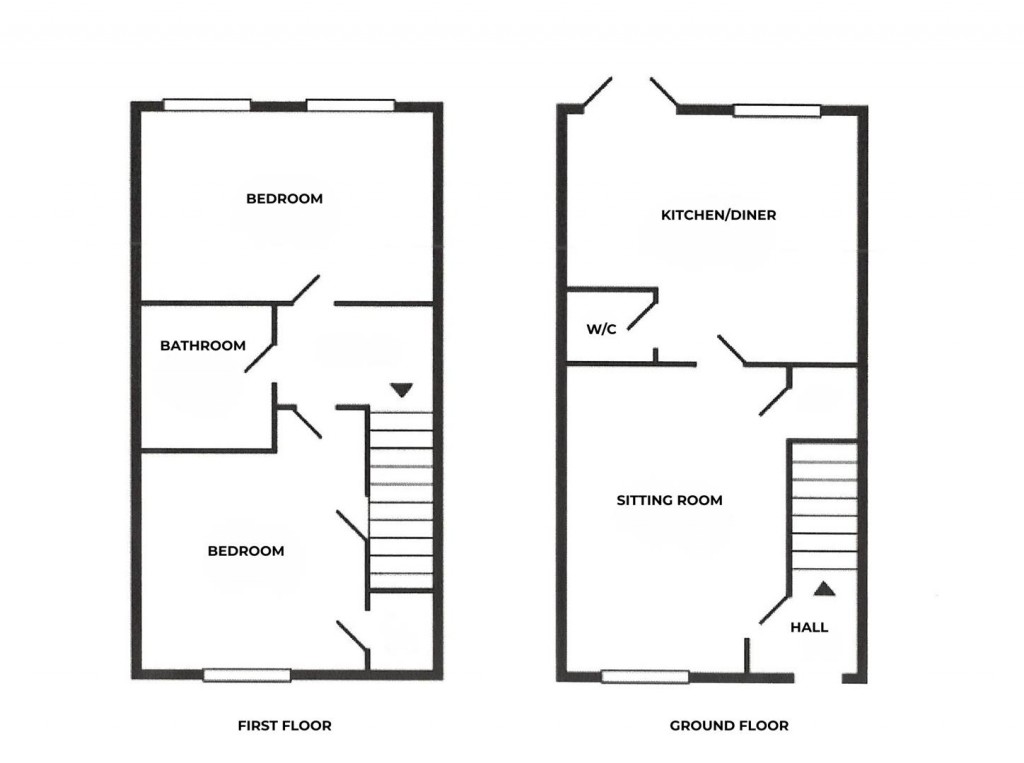 Floorplans For Partridge Close, Stowmarket