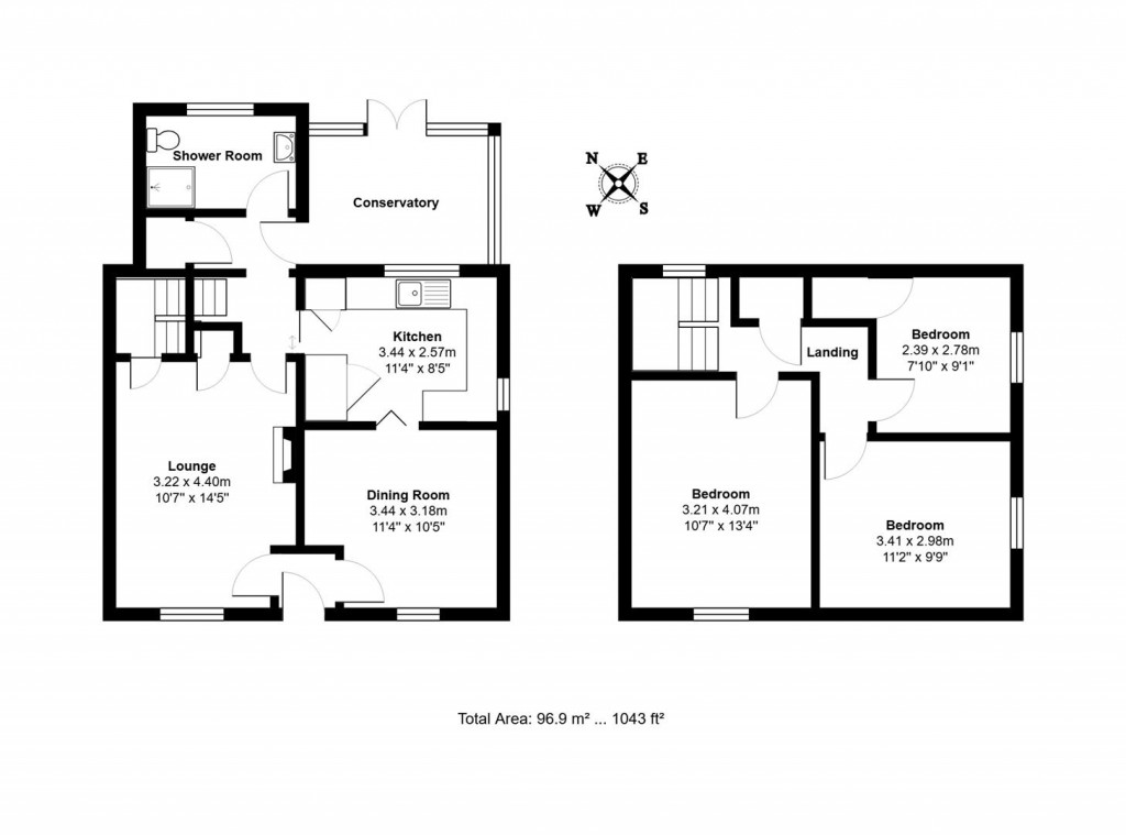 Floorplans For Lavenham Way, Stowmarket