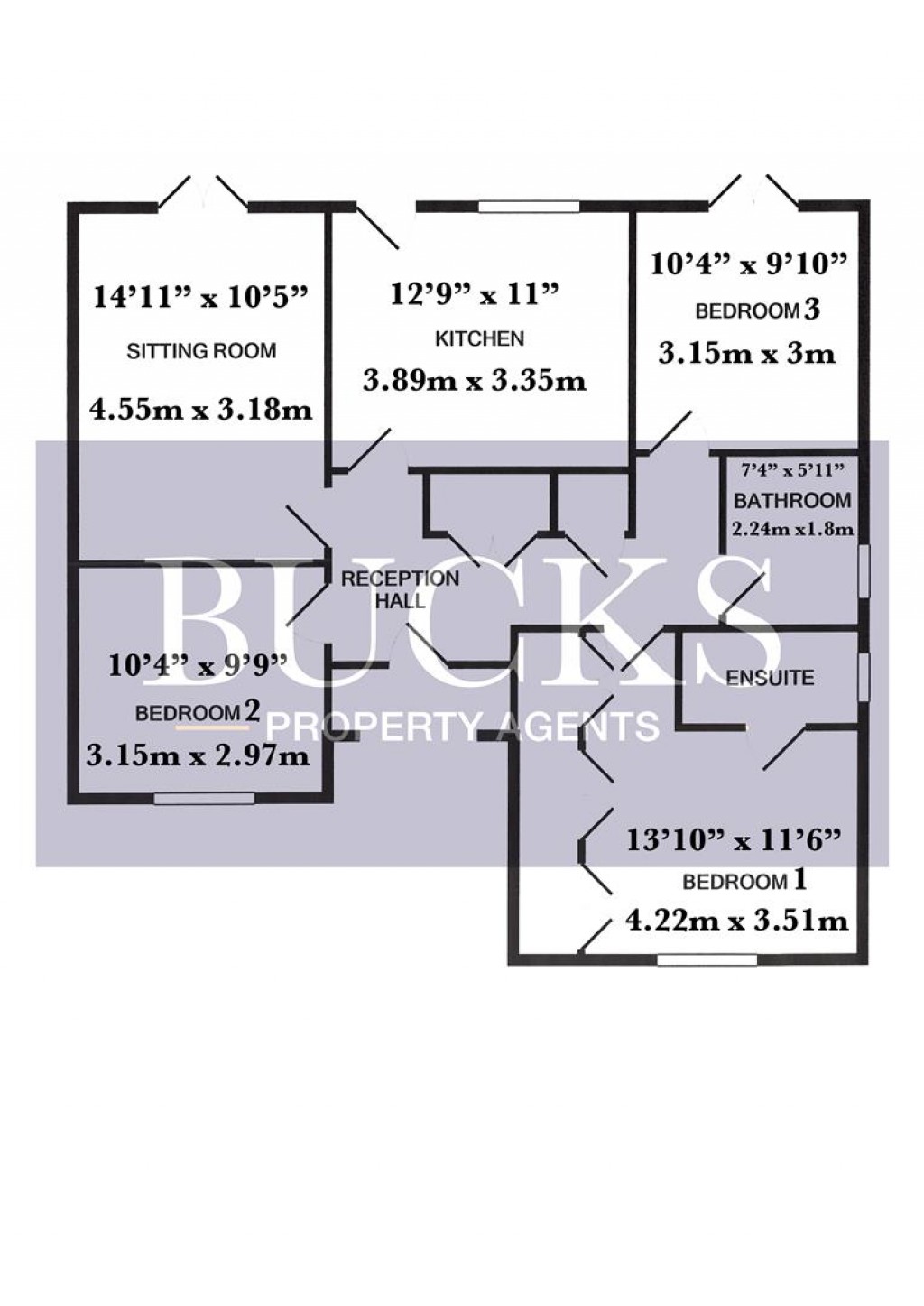 Floorplans For Forge Road, Combs, Stowmarket