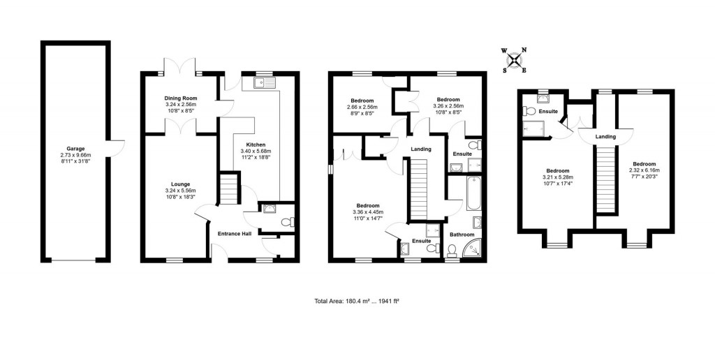 Floorplans For Peregrine Drive, Stowmarket