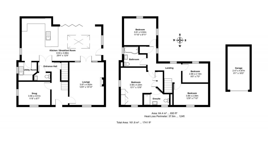 Floorplans For Harrier Way, Stowmarket