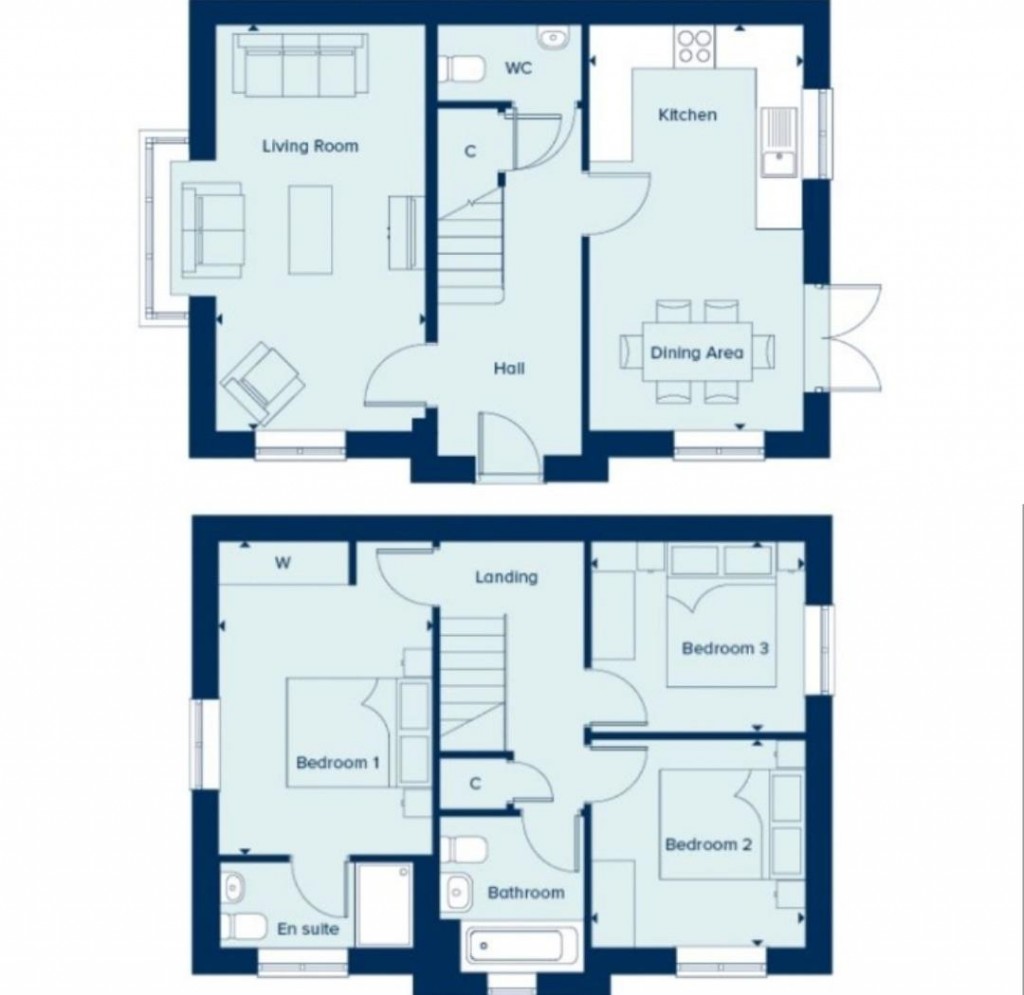 Floorplans For New Breck Road, Elmswell