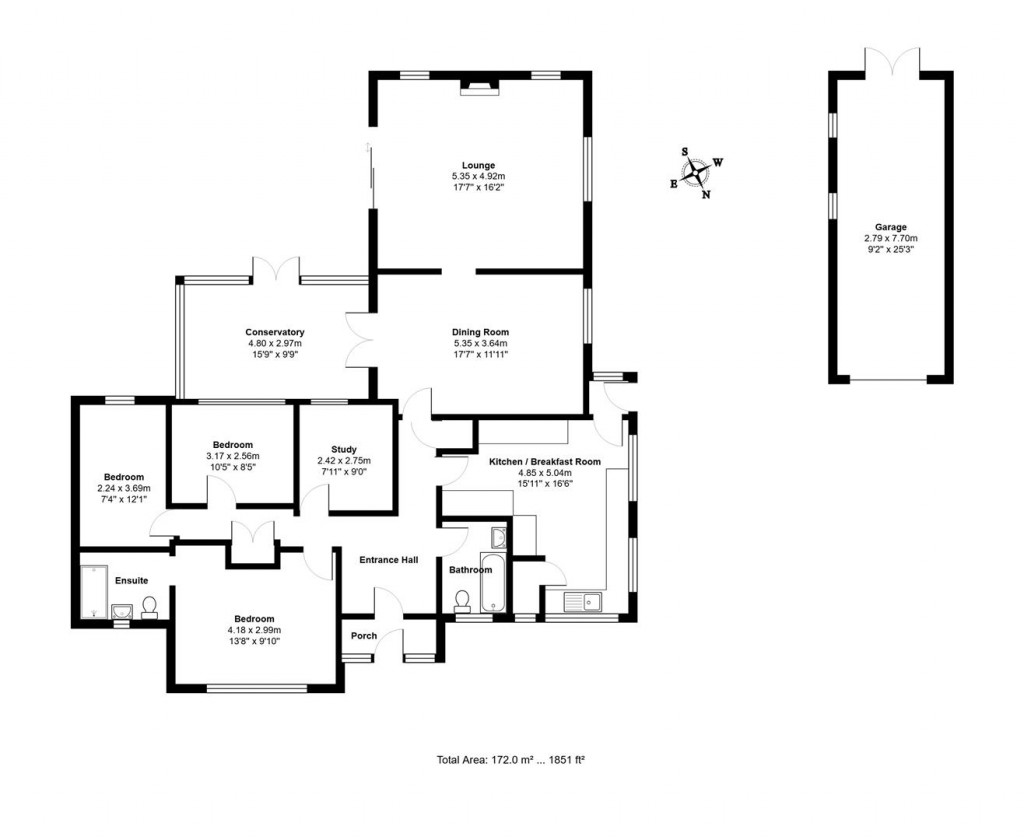 Floorplans For The Close, Roydon, Diss