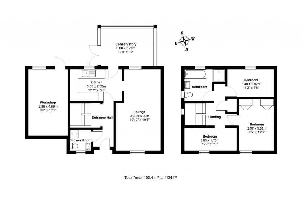 Floorplans For Mutton Meadow, Old Newton, Stowmarket