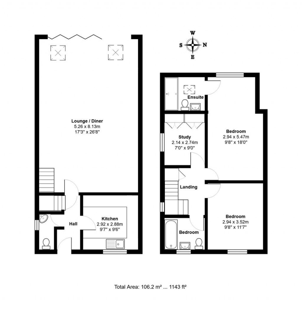 Floorplans For Britten Ave, Stowmarket