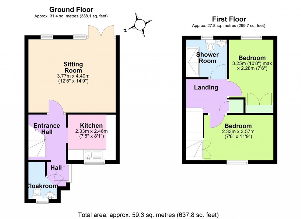 Floorplans For Old School Mews, Violet Hill Road, Stowmarket
