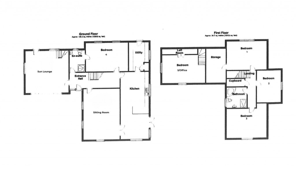 Floorplans For Norwich Road, Barham, Ipswich