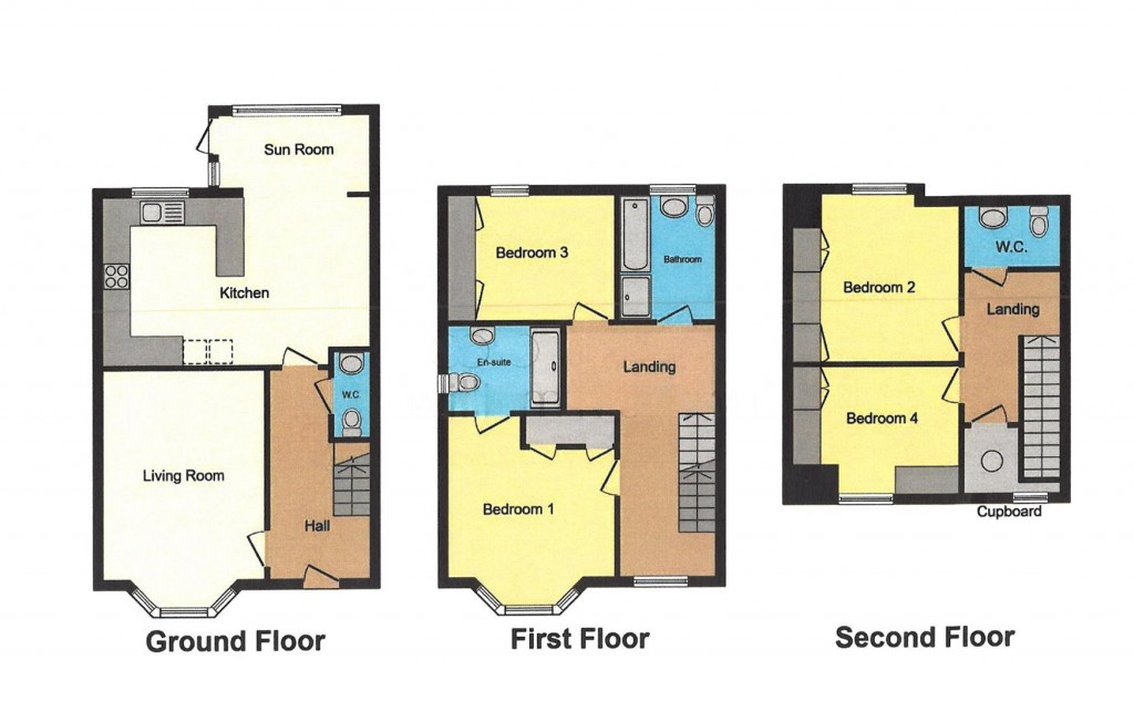 Floorplans For Eagle Close, Stowmarket