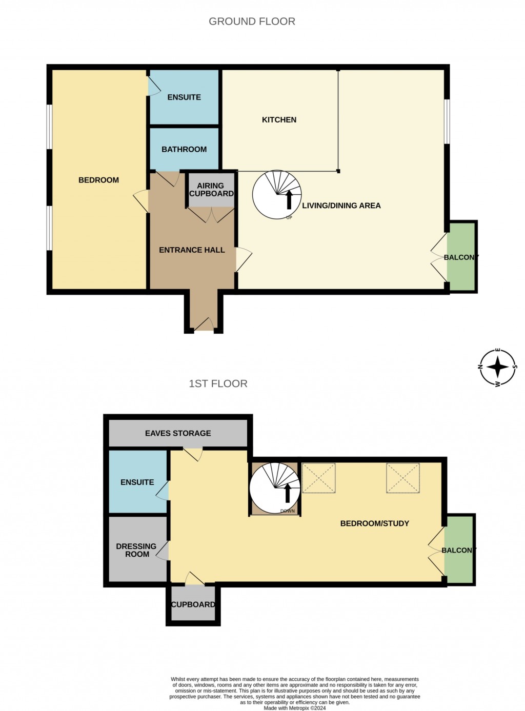 Floorplans For The Shamrock, Regatta Quay, Ipswich