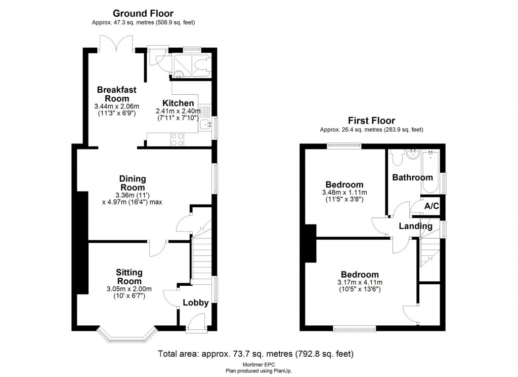 Floorplans For Pateley, School Lane, Ufford, Woodbridge