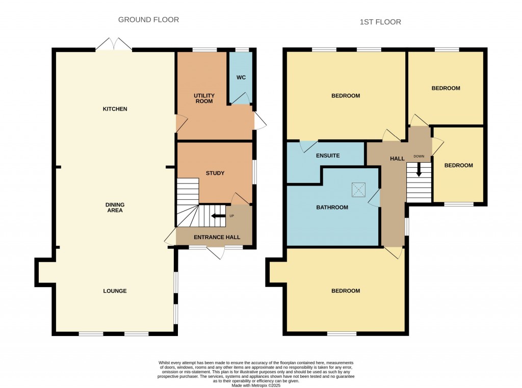 Floorplans For Hackney Terrace, Melton, Woodbridge