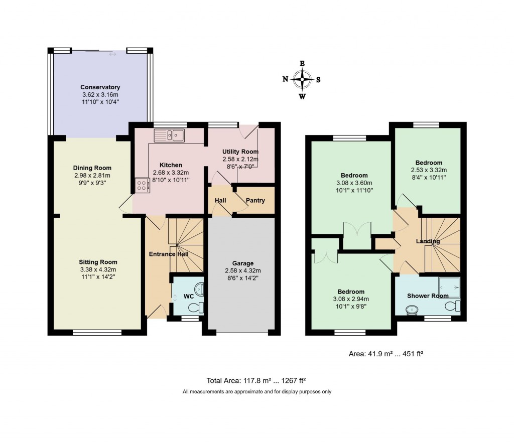 Floorplans For High Street, Ufford, Woodbridge