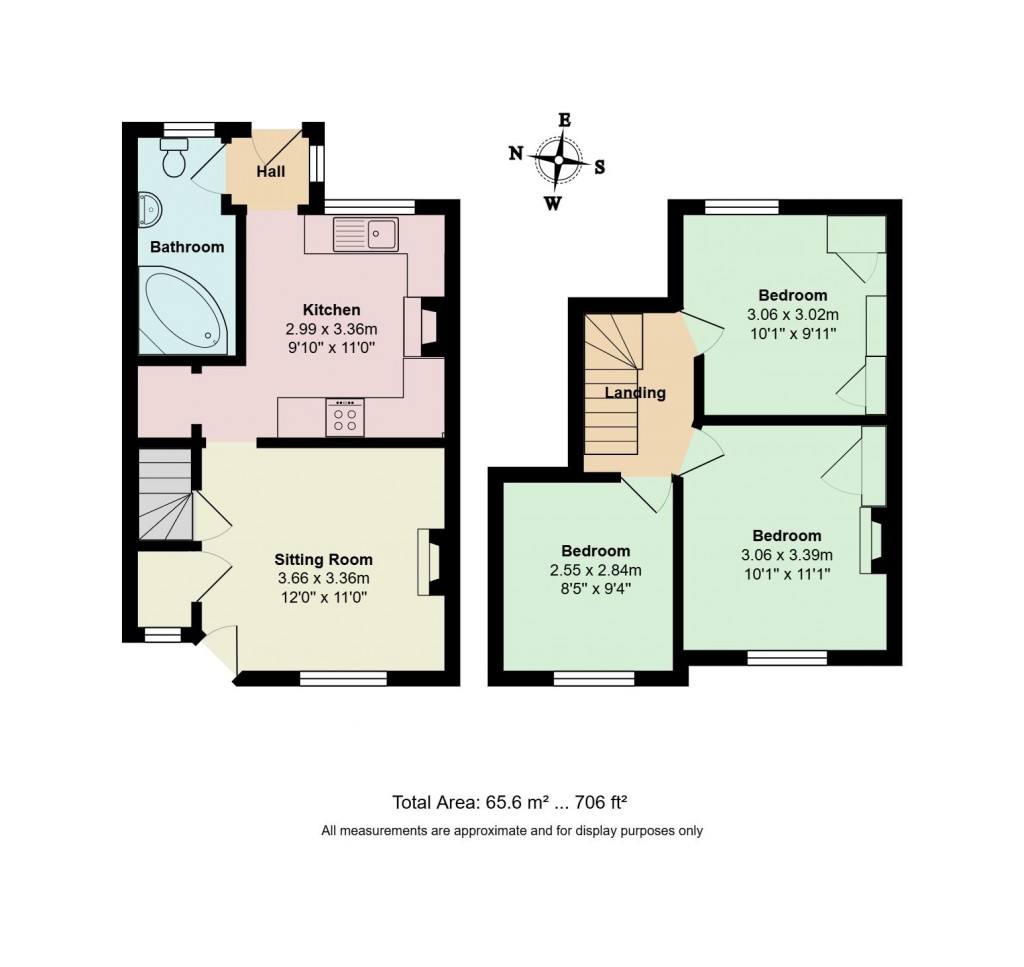 Floorplans For Fern Terrace, The Street, Bawdsey, Woodbridge