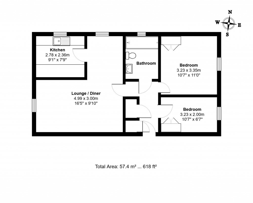 Floorplans For Tanyard Court, Woodbridge, Suffolk