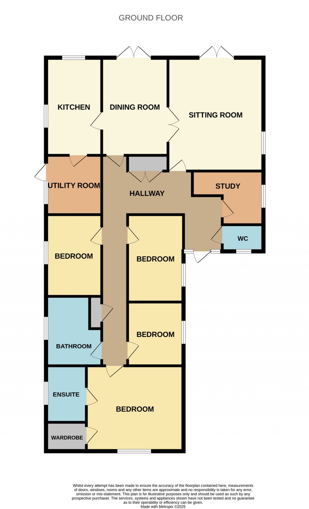 Floorplans For Rectory Road, Hollesley, Suffolk