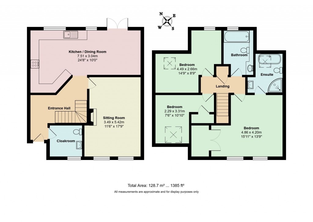 Floorplans For Castle Street, Woodbridge