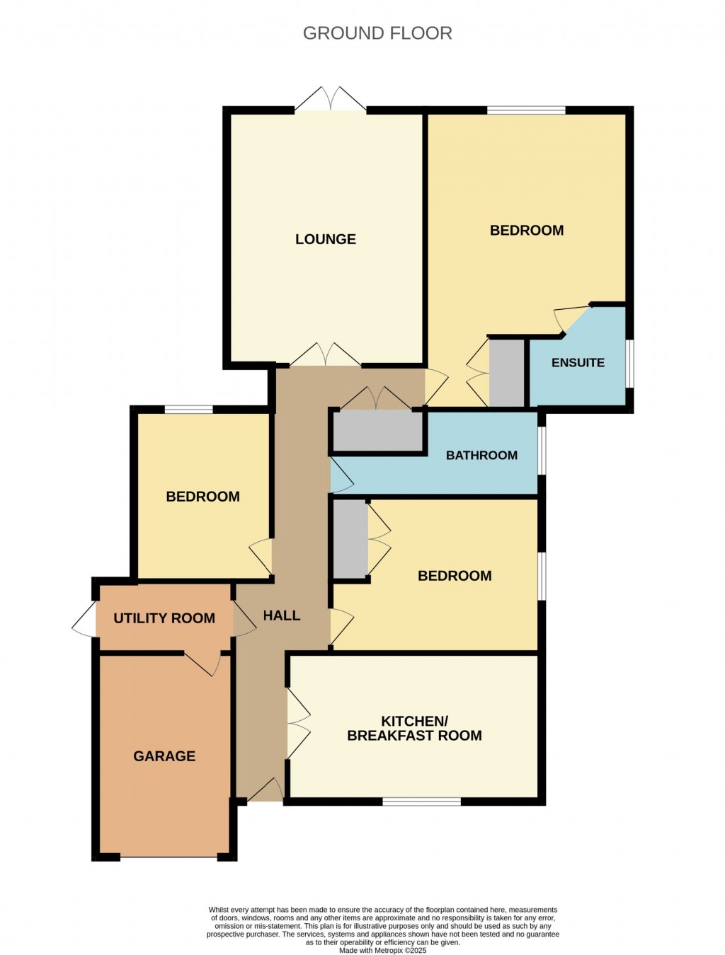 Floorplans For Cedar Lodge, Sandy Lane, Little Bealings, Woodbridge