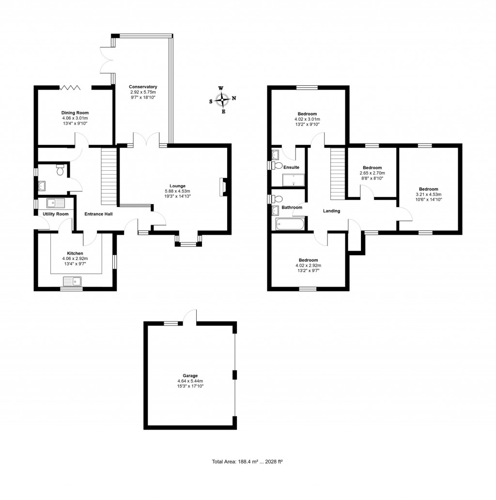 Floorplans For Ipswich Way, Pettaugh, Stowmarket