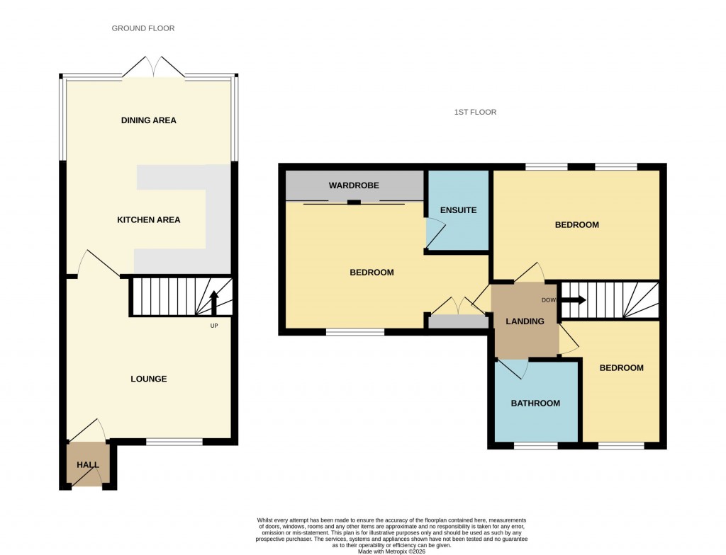 Floorplans For Noyes Avenue, Laxfield, Suffolk