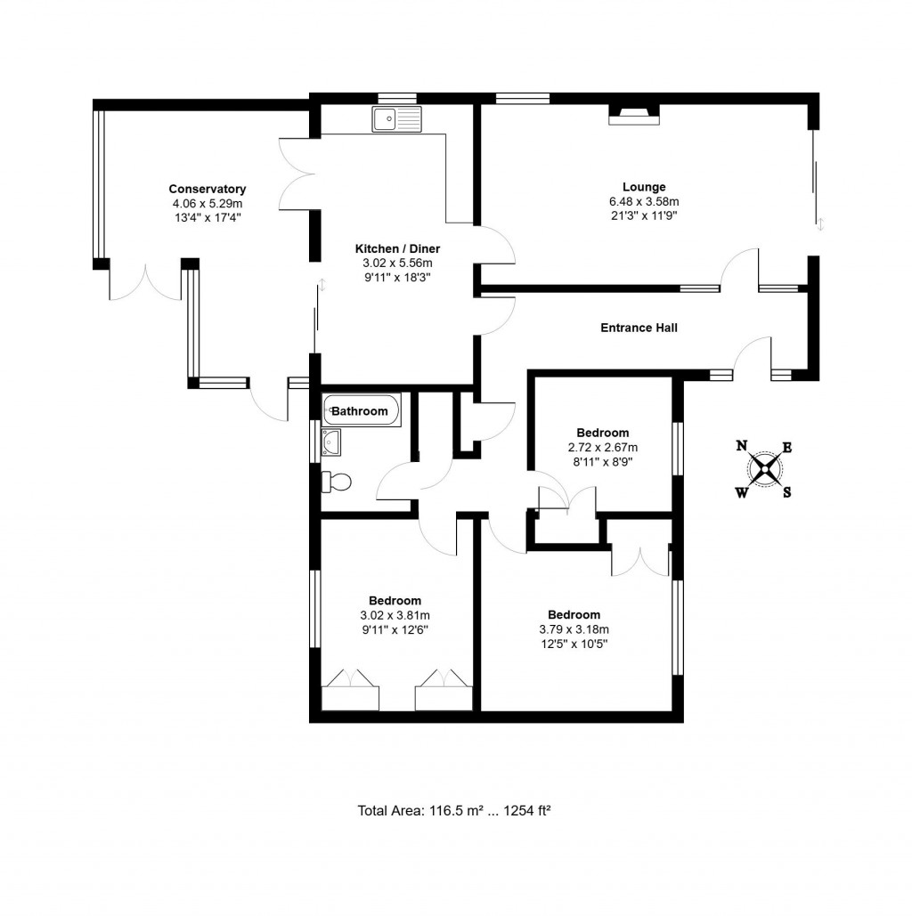 Floorplans For Main Road, Martlesham, Woodbridge