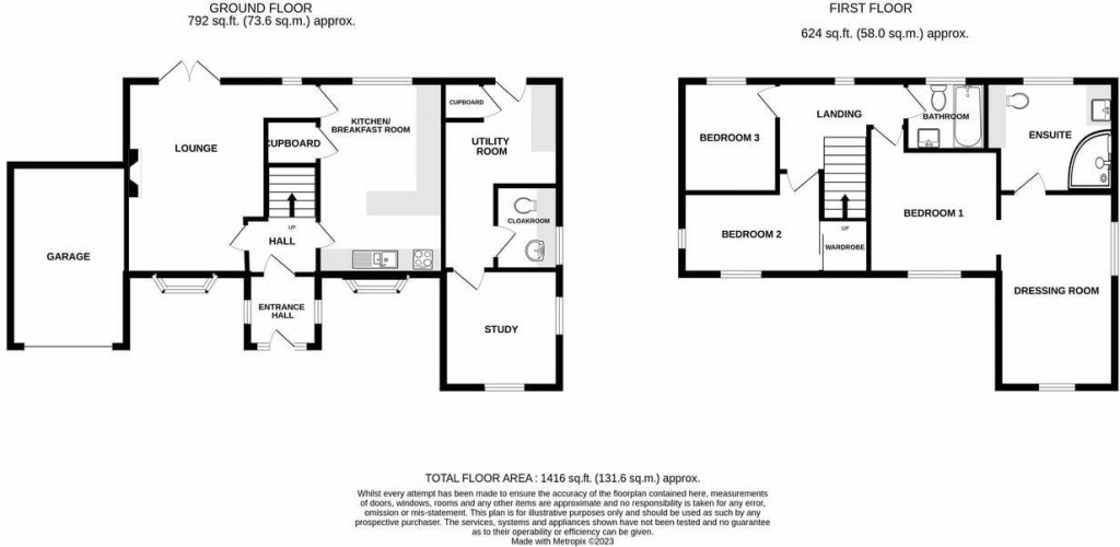 Floorplans For The Street, Little Bealings, Woodbridge