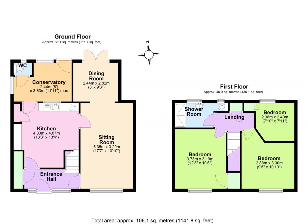 Floorplans For Oak Hill, Hollesley, Woodbridge