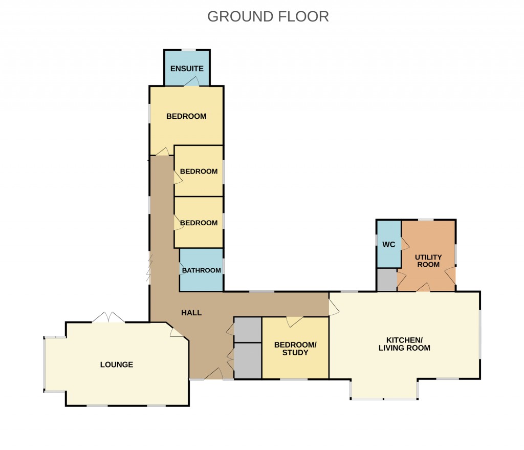 Floorplans For Bushey Park, Bushey Lane, Hollesley, Suffolk