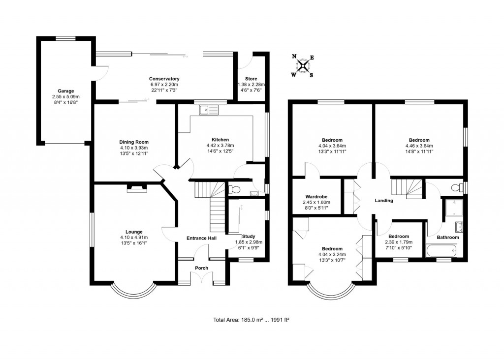 Floorplans For Felixstowe Road, Ipswich